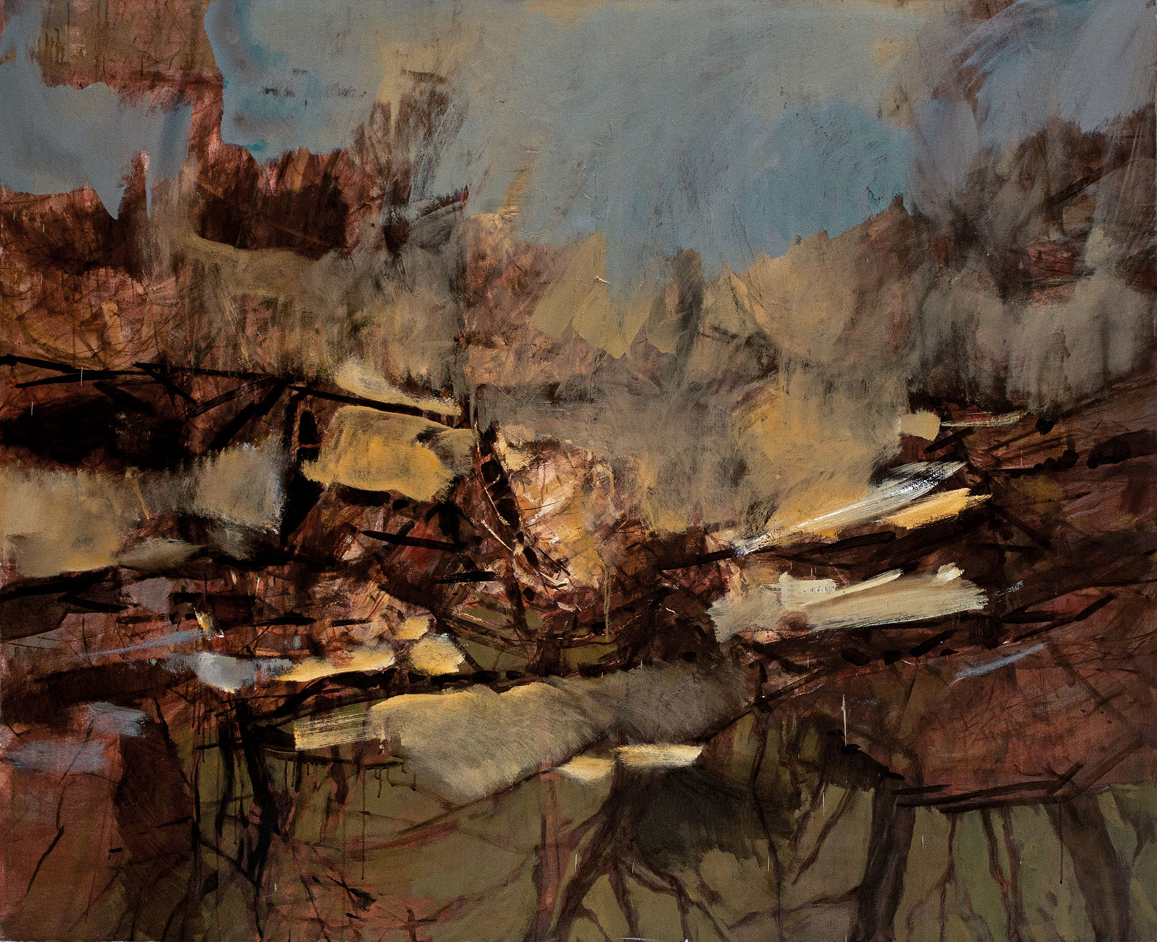 Coşkun Sami, "İsimsiz", 2007. Tuval üzerine yağlı boya, 130 x 162 cm Coşkun Sami, "İsimsiz", 2007. Tuval üzerine yağlı boya, 130 x 162 cm